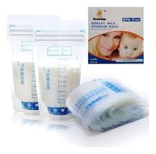Bolsas para almacenar leche materna